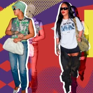 Rihanna'nın iki farklı stili