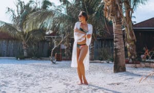 mayo bikini için kimono